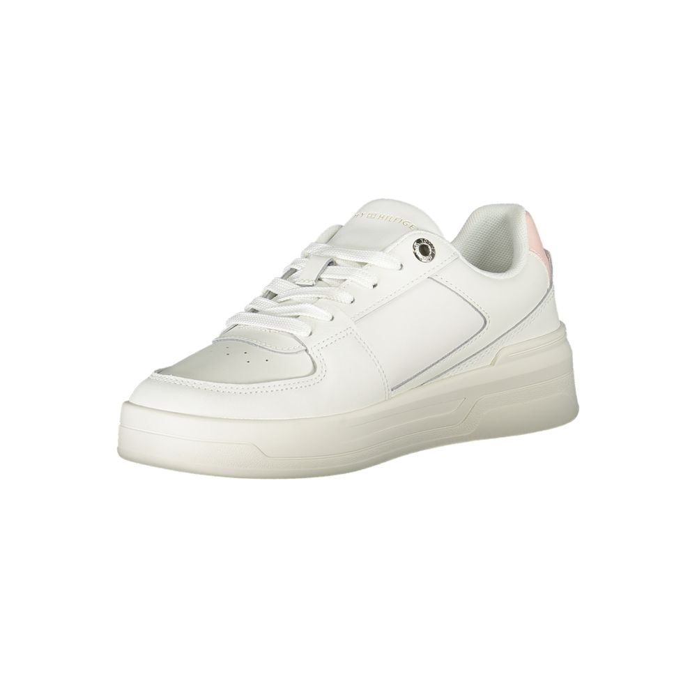 Tommy Hilfiger White Leather Women Sneaker - Image 3