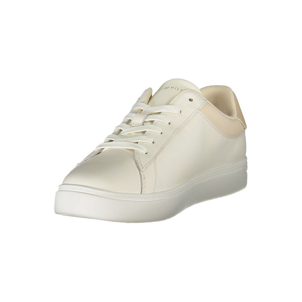 Tommy Hilfiger Beige Polyurethane Women Sneaker - Image 3