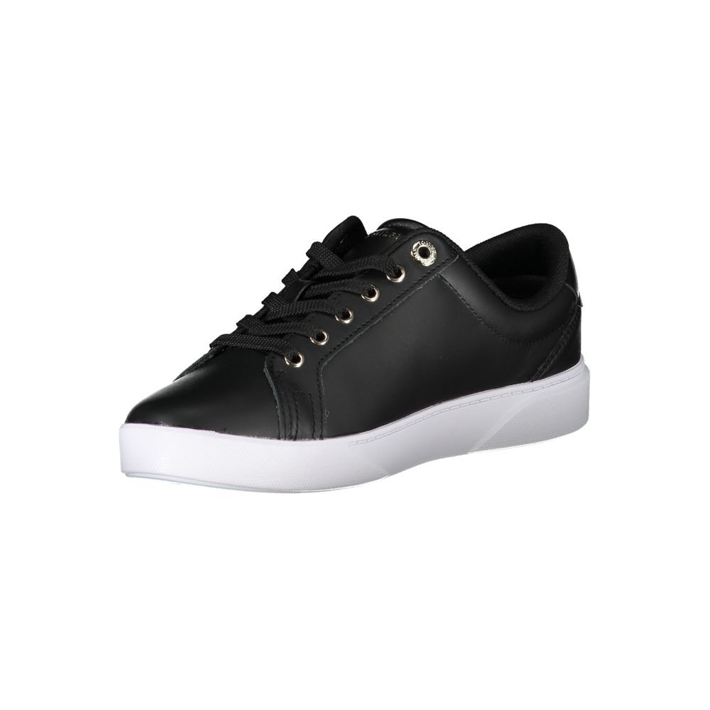 Tommy Hilfiger Black Leather Women Sneaker - Image 3
