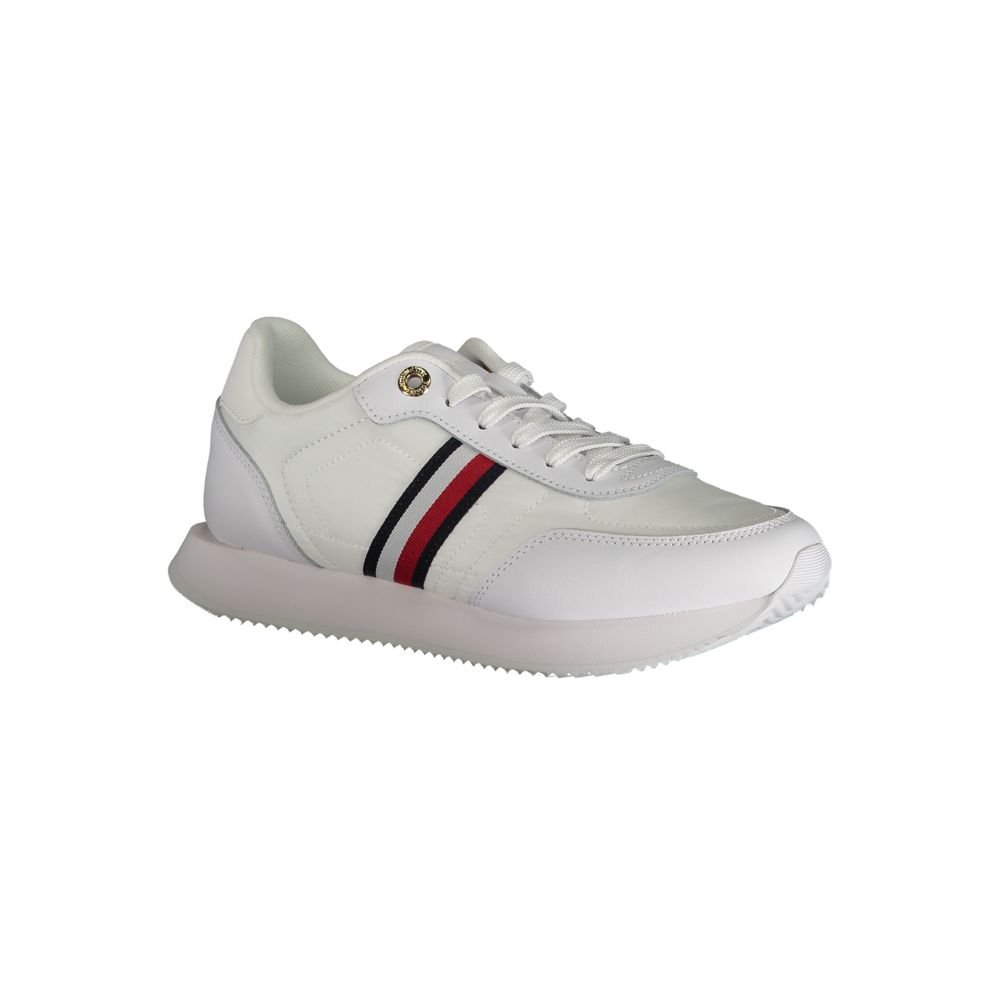Tommy Hilfiger White Leather Women Sneaker - Image 2