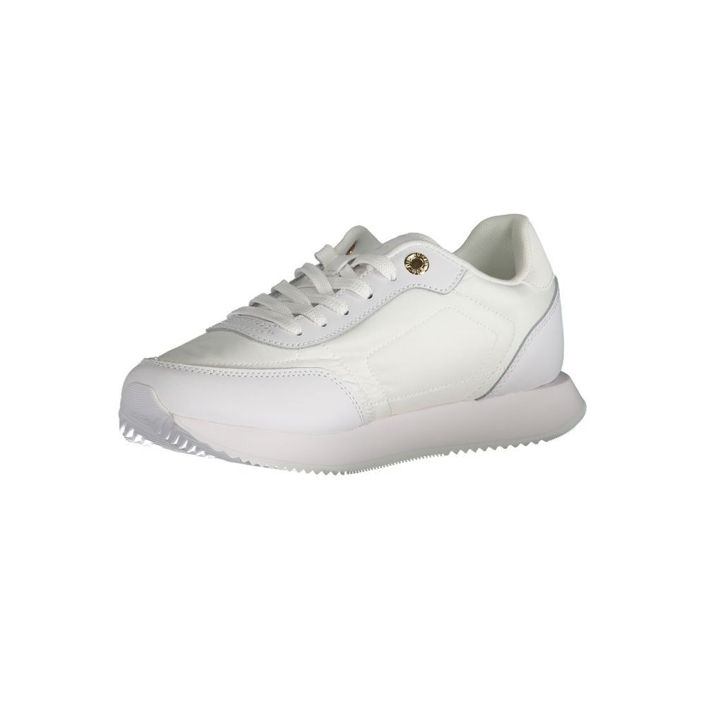 Tommy Hilfiger White Leather Women Sneaker - Image 3