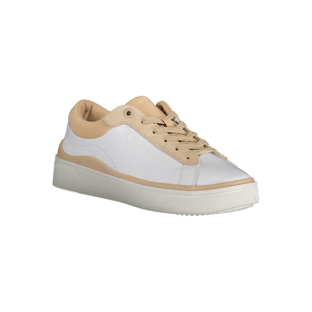 Tommy Hilfiger Bianco Polyester Women Sneaker - Image 2