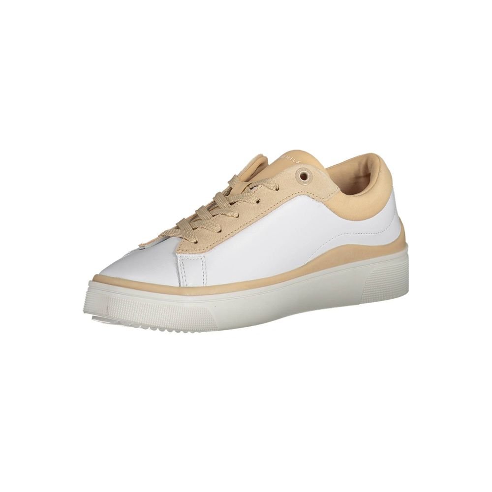 Tommy Hilfiger Bianco Polyester Women Sneaker - Image 3