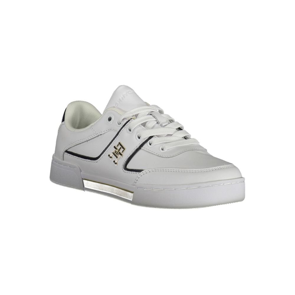 Tommy Hilfiger White Leather Women Sneaker - Image 2