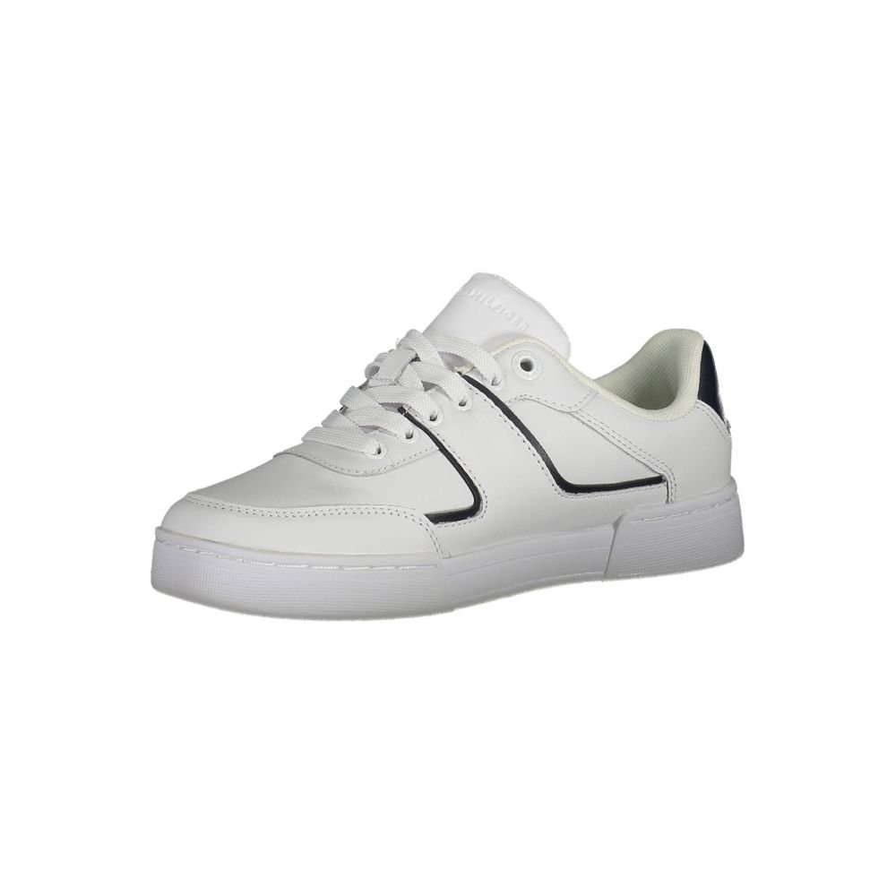 Tommy Hilfiger White Leather Women Sneaker - Image 3