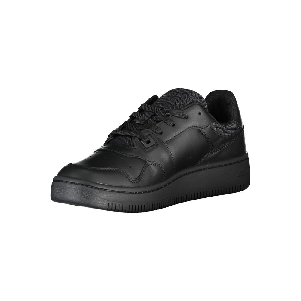 Tommy Hilfiger Black Leather Women Sneaker - Image 3
