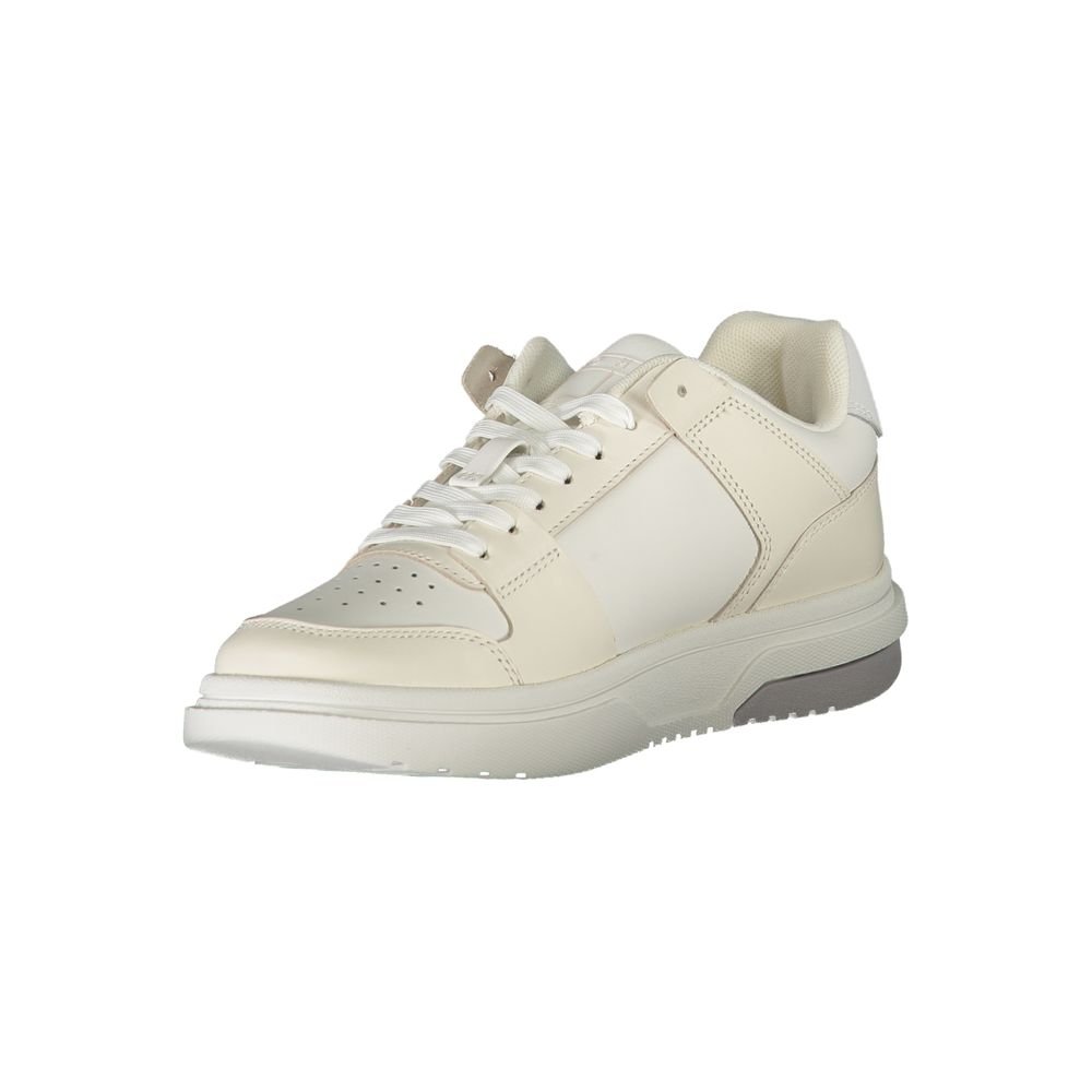 Tommy Hilfiger White Leather Women Sneaker - Image 3