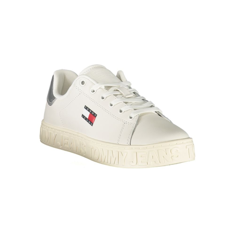Tommy Hilfiger Bianco Polyurethane Women Sneaker - Image 2
