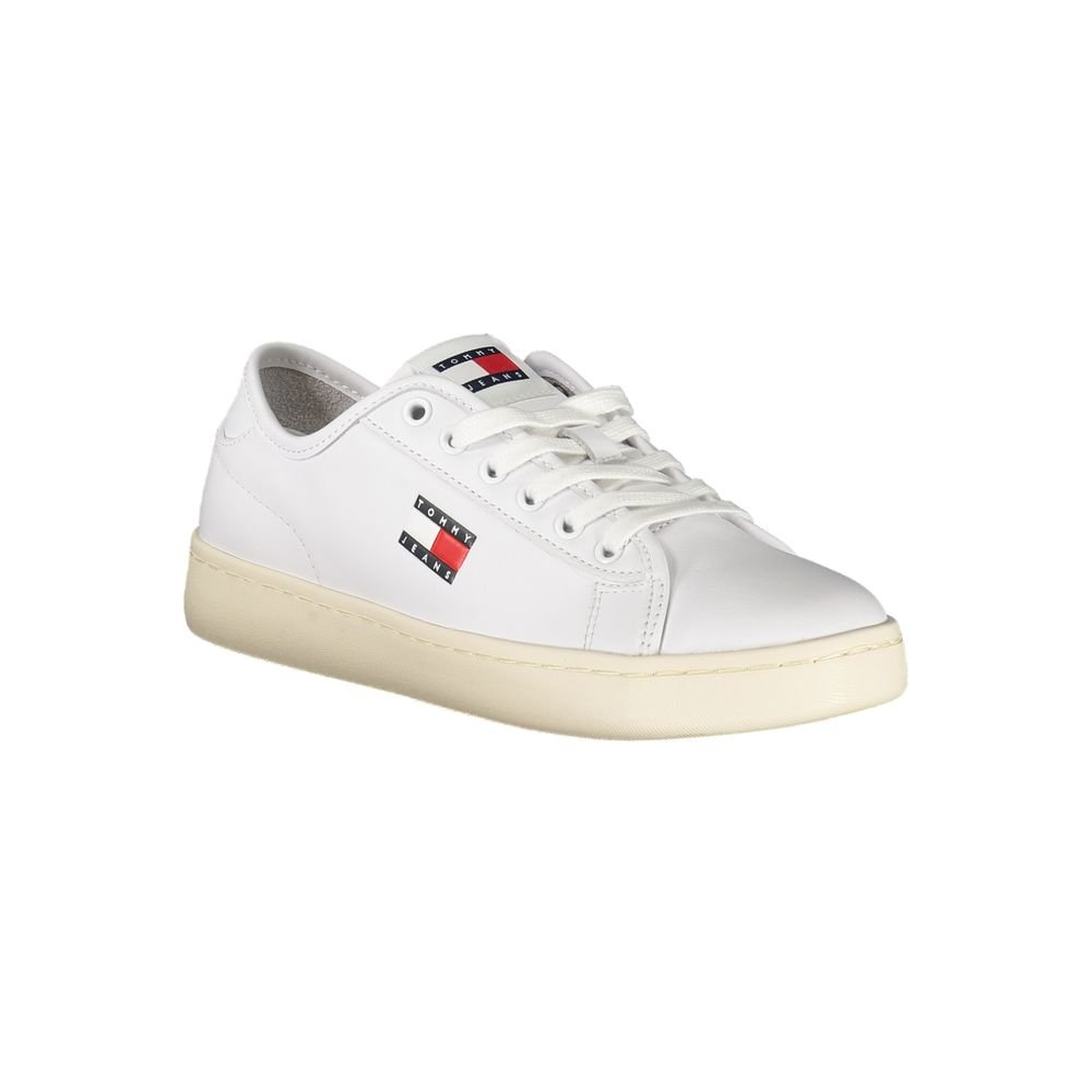 Tommy Hilfiger Bianco Polyurethane Women Sneaker - Image 2
