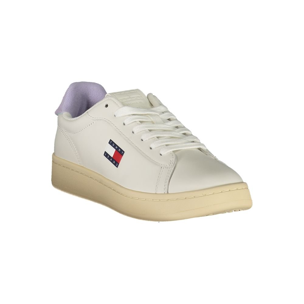 Tommy Hilfiger White Polyurethane Women Sneaker - Image 2