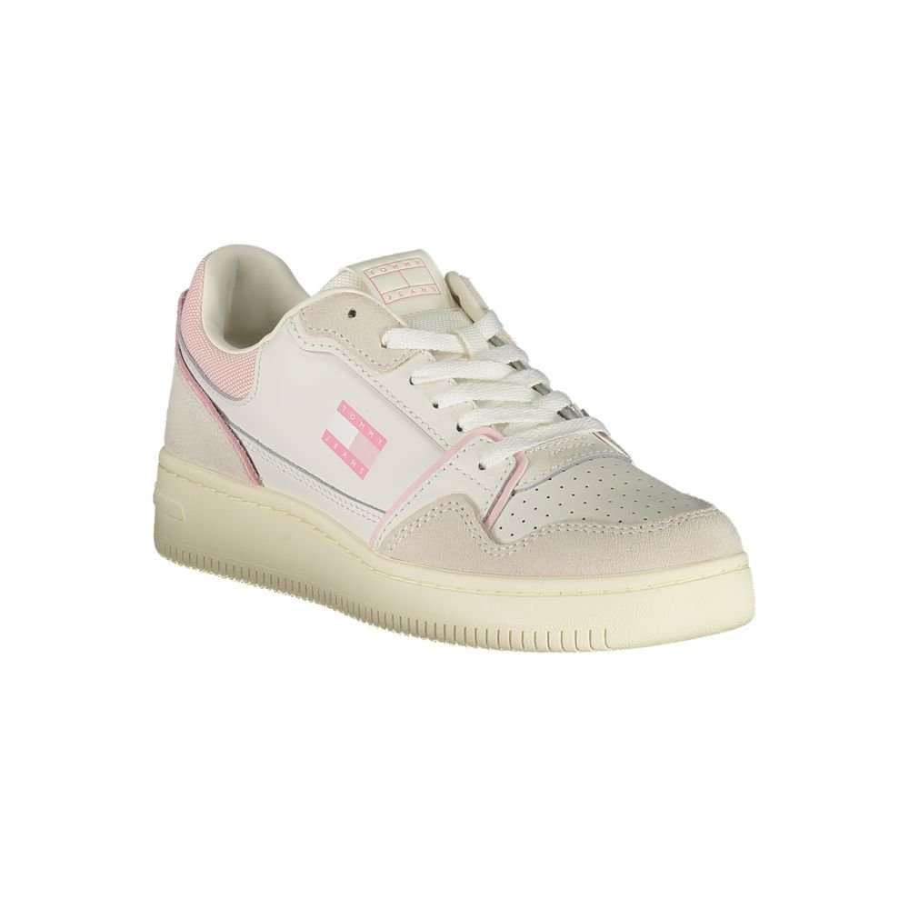 Tommy Hilfiger White Polyurethane Women Sneaker - Image 2