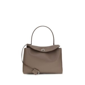 Balenciaga Gray Calf Leather Bos Taurus Shoulder Bag