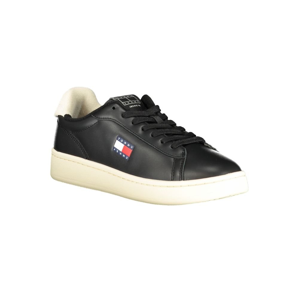 Tommy Hilfiger Black Polyurethane Women's Sneaker - Image 2
