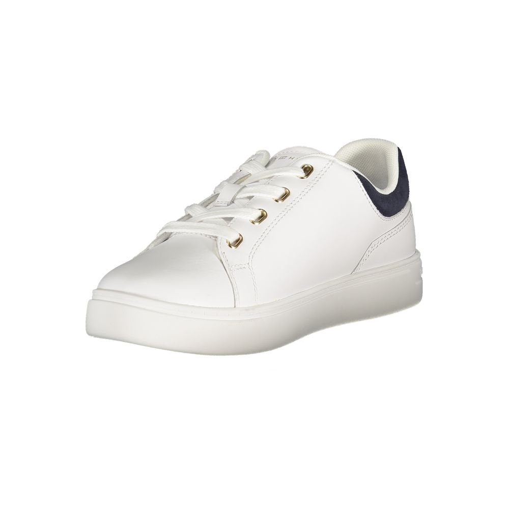 Tommy Hilfiger Bianco Polyurethane Women Sneaker - Image 3