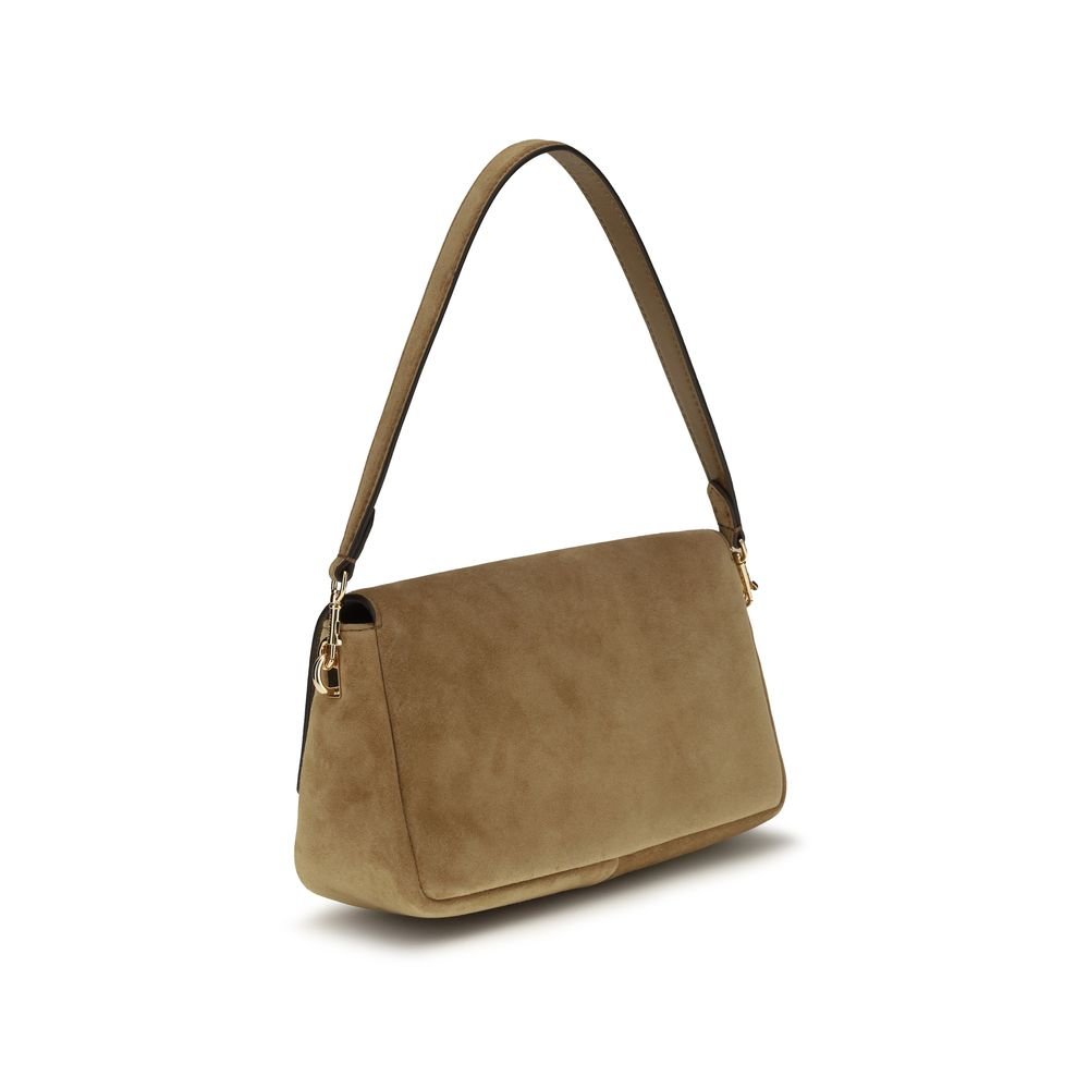 Tory Burch Beige Leather Shoulder Bag - Image 3