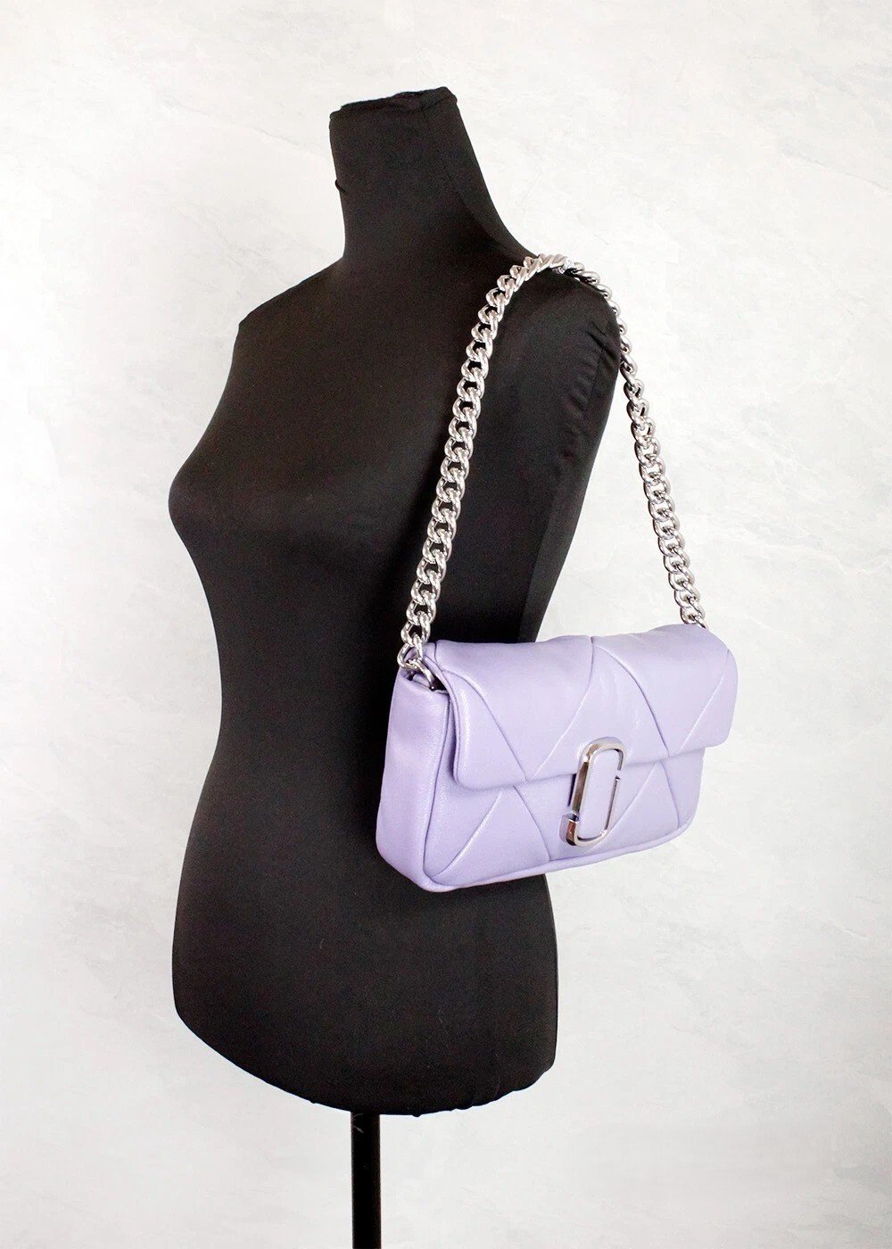 Marc Jacobs The J Marc Daybreak Diamond Quilted Leather Shoulder Crossbody Bag - Image 2