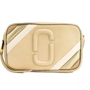 Marc Jacobs The Moto Shot 21 Curds Leather Camera Crossbody Purse Bag