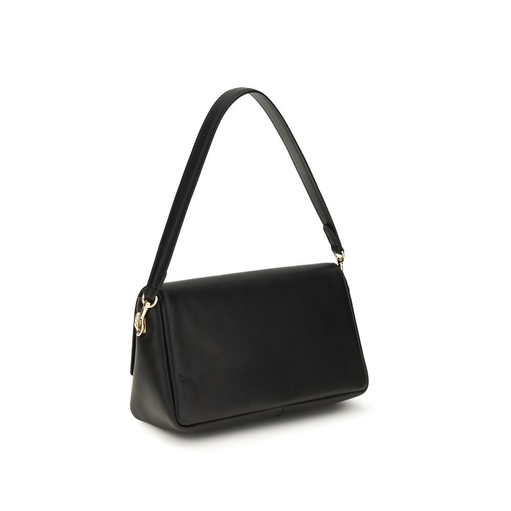 Tory Burch Black Calf Leather Bos Taurus Shoulder Bag - Image 3