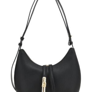 Furla Black Leather Shoulder Bag