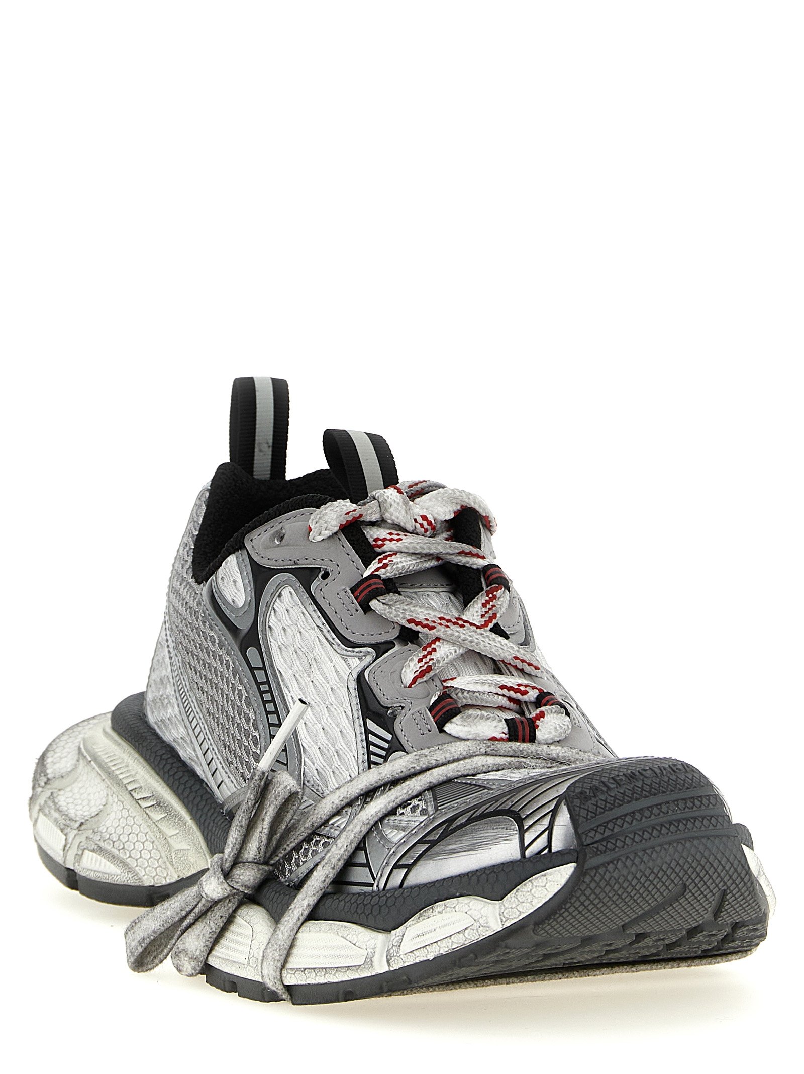 Balenciaga Gray Polyethylene Athletic Sneakers - Image 2