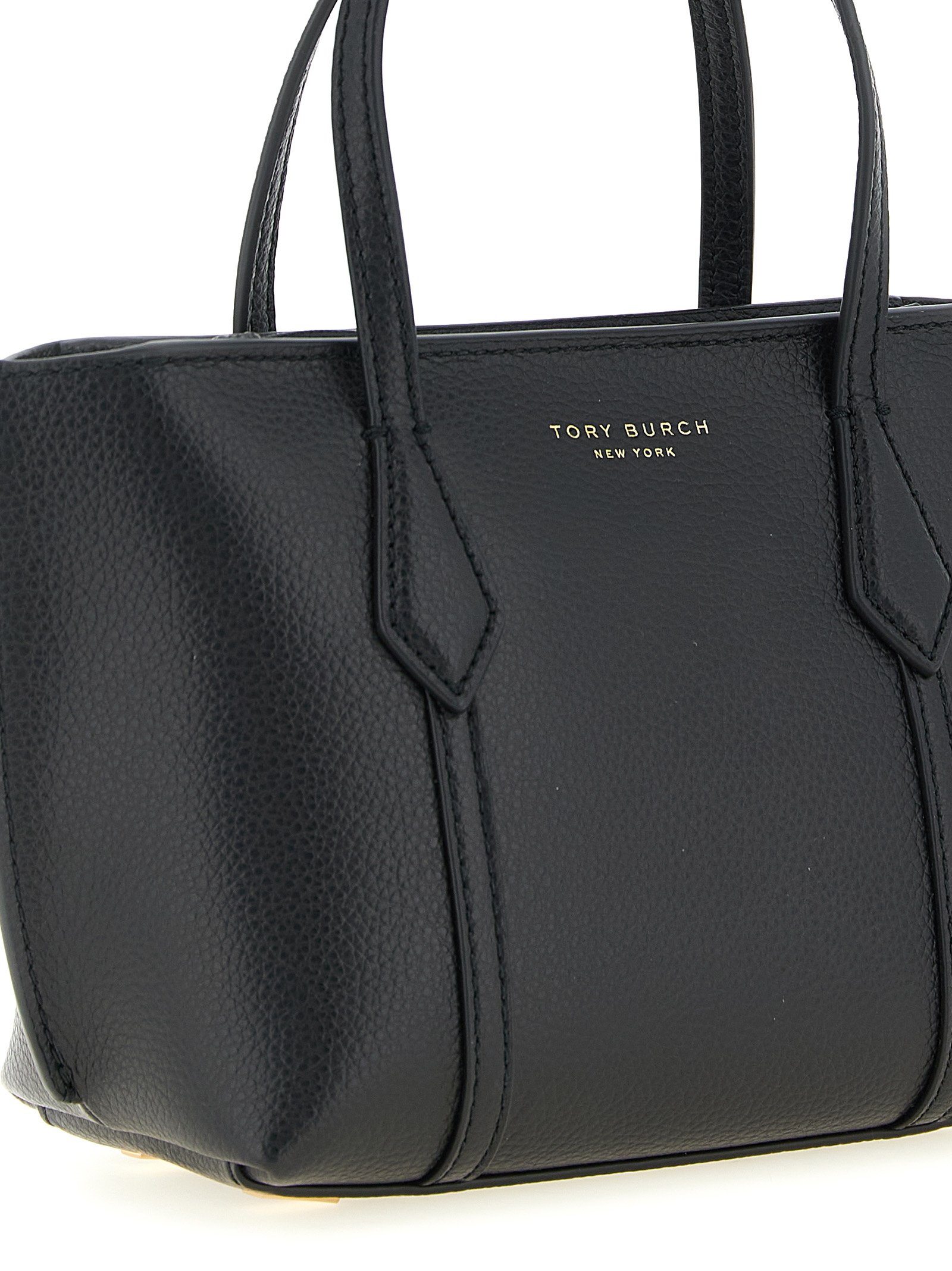 Tory Burch Black Cowhide Handbag - Image 3