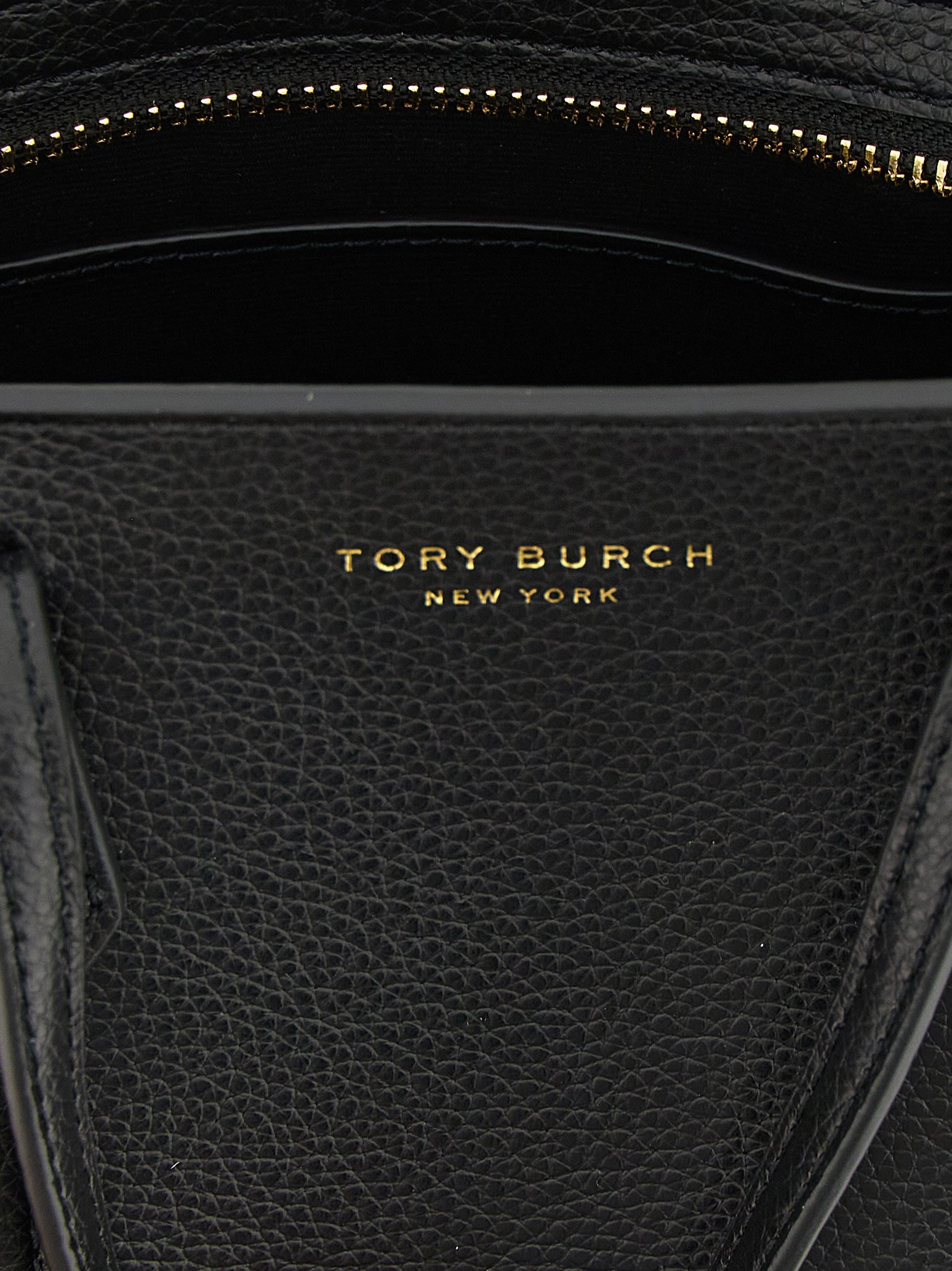 Tory Burch Black Cowhide Handbag - Image 4