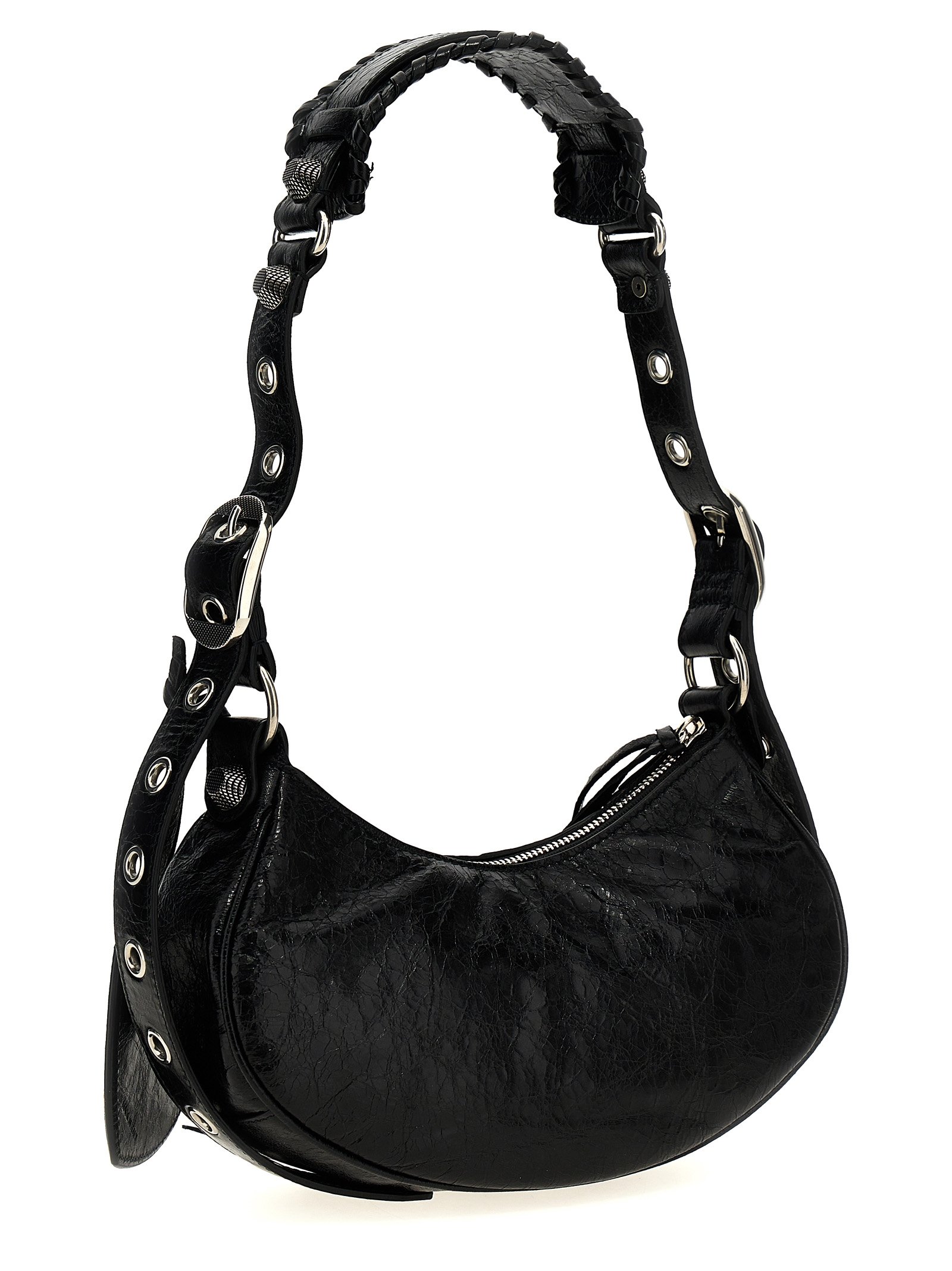 Balenciaga Black Lamb Leather Crossbody Bag - Image 2