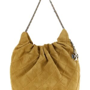 Tory Burch Beige Calfskin Shoulder Bag