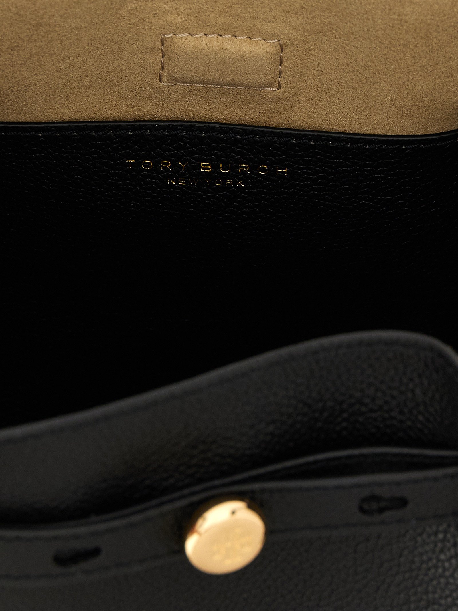 Tory Burch Black Cowhide Handbag - Image 4