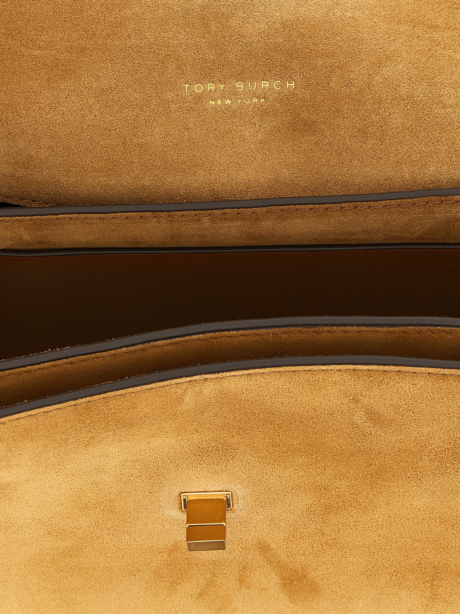 Tory Burch Brown Calfskin Shoulder Bag - Image 4