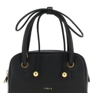Furla Black Calfskin Handbag