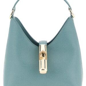 Furla Blue Calfskin Handbag