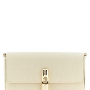 Furla White Calfskin Crossbody Bag