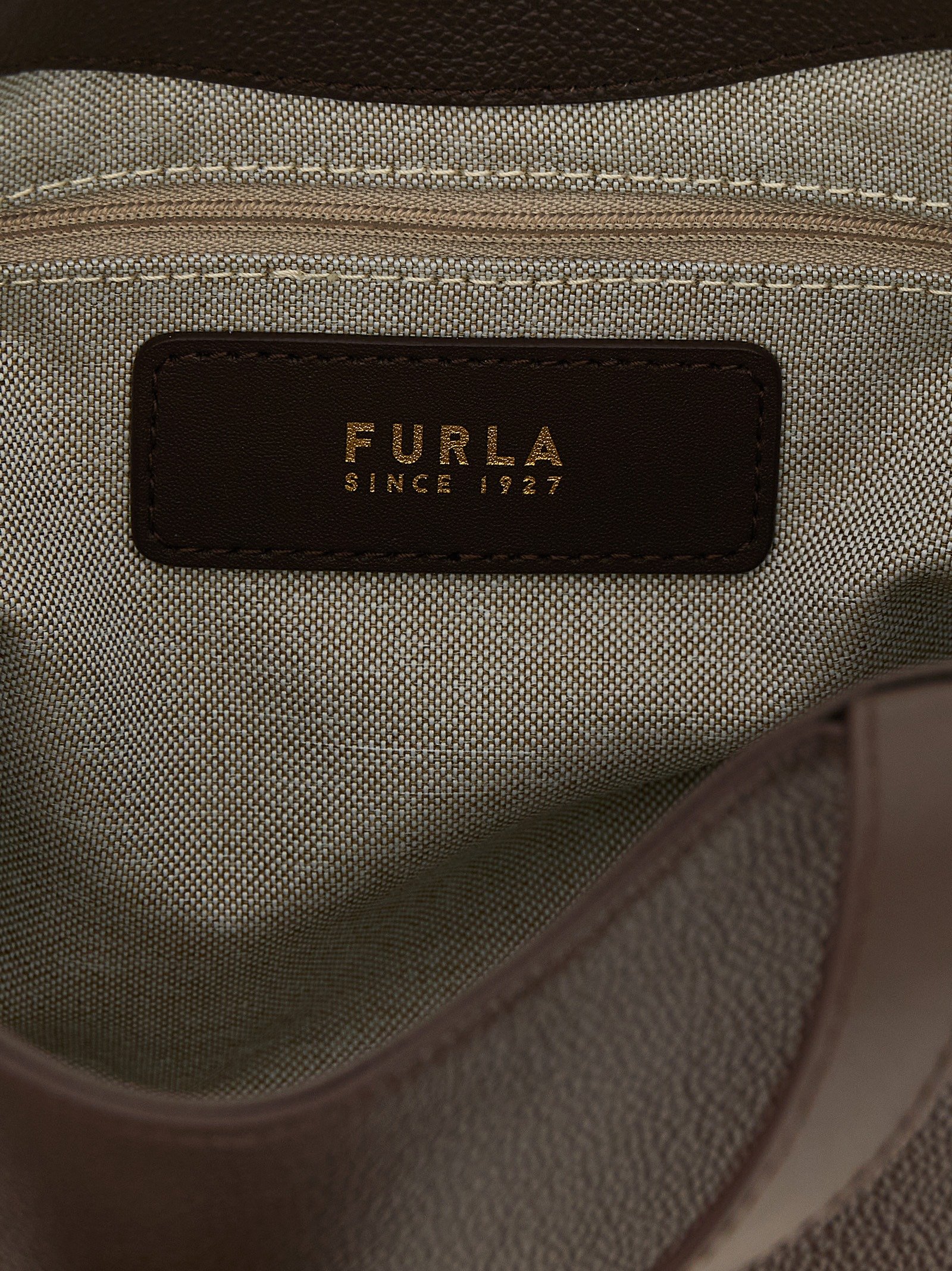 Furla Brown Calfskin Tote Bag - Image 4