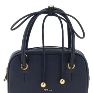 Furla Blue Calfskin Handbag