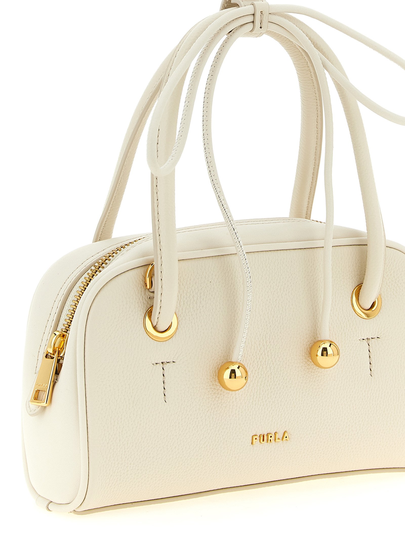 Furla White Calfskin Handbag - Image 3