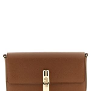 Furla Brown Calfskin Crossbody Bag