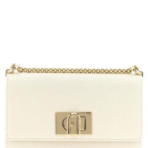 Furla White Calfskin Crossbody Bag