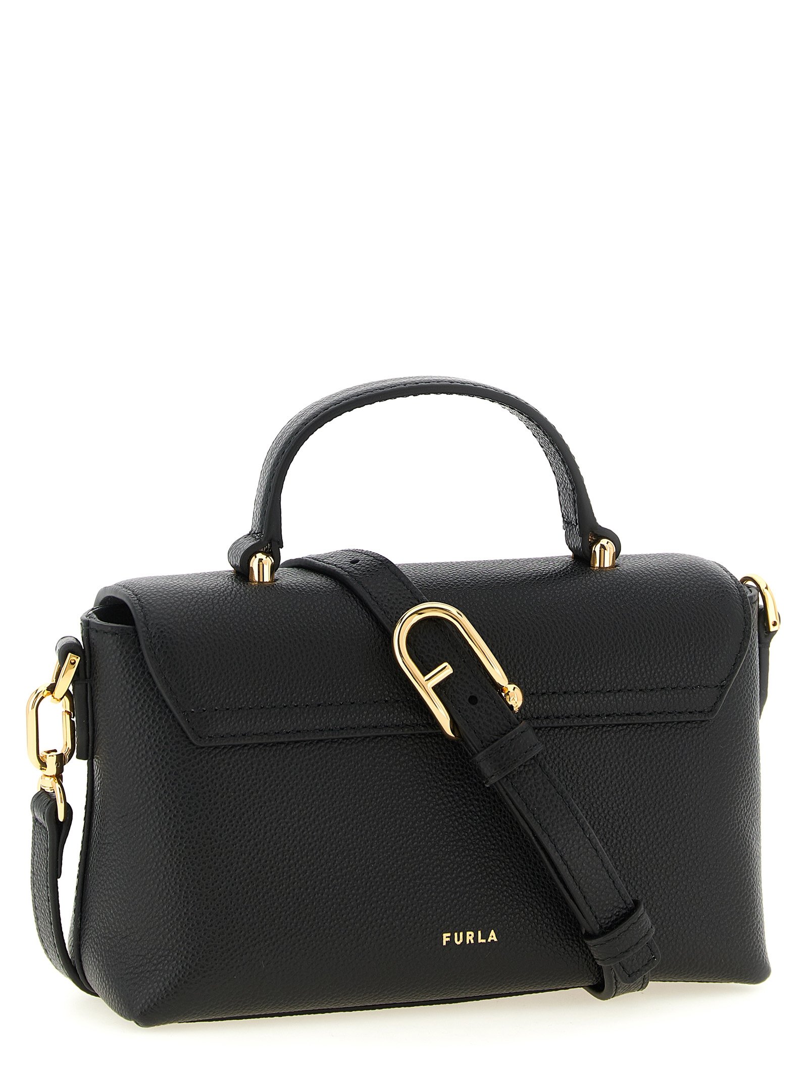 Furla Black Calfskin Handbag - Image 2