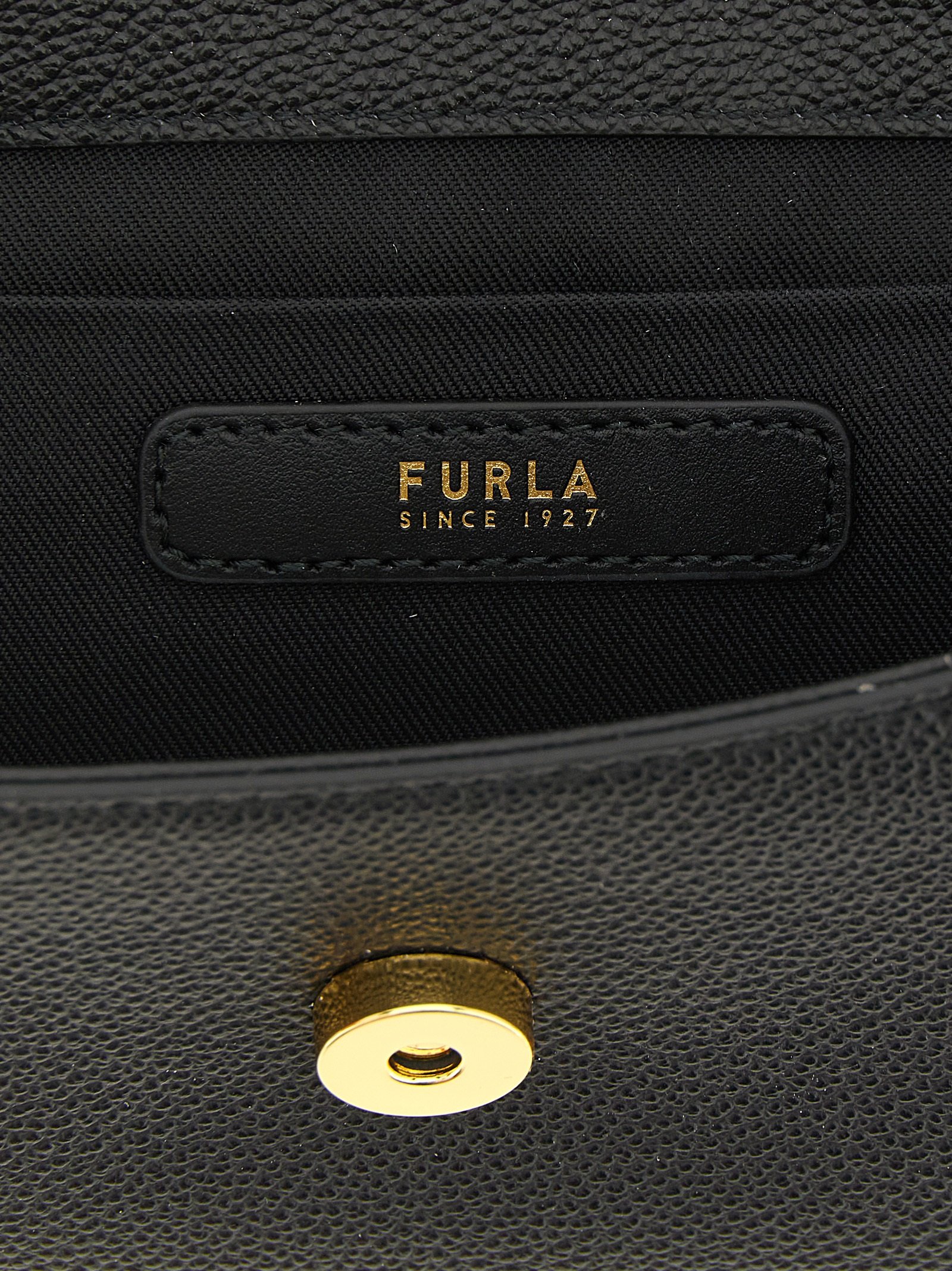 Furla Black Calfskin Handbag - Image 4