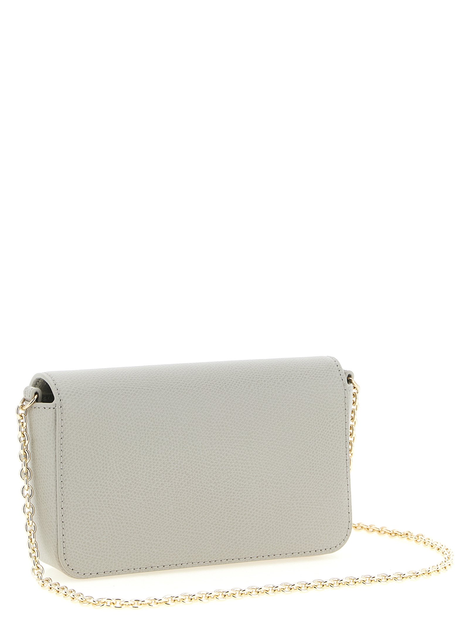 Furla Gray Calfskin Crossbody Bag - Image 2