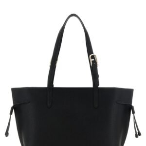 Furla Black Calfskin Tote Bag