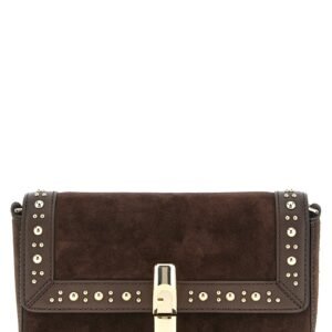 Furla Brown Calfskin Crossbody Bag