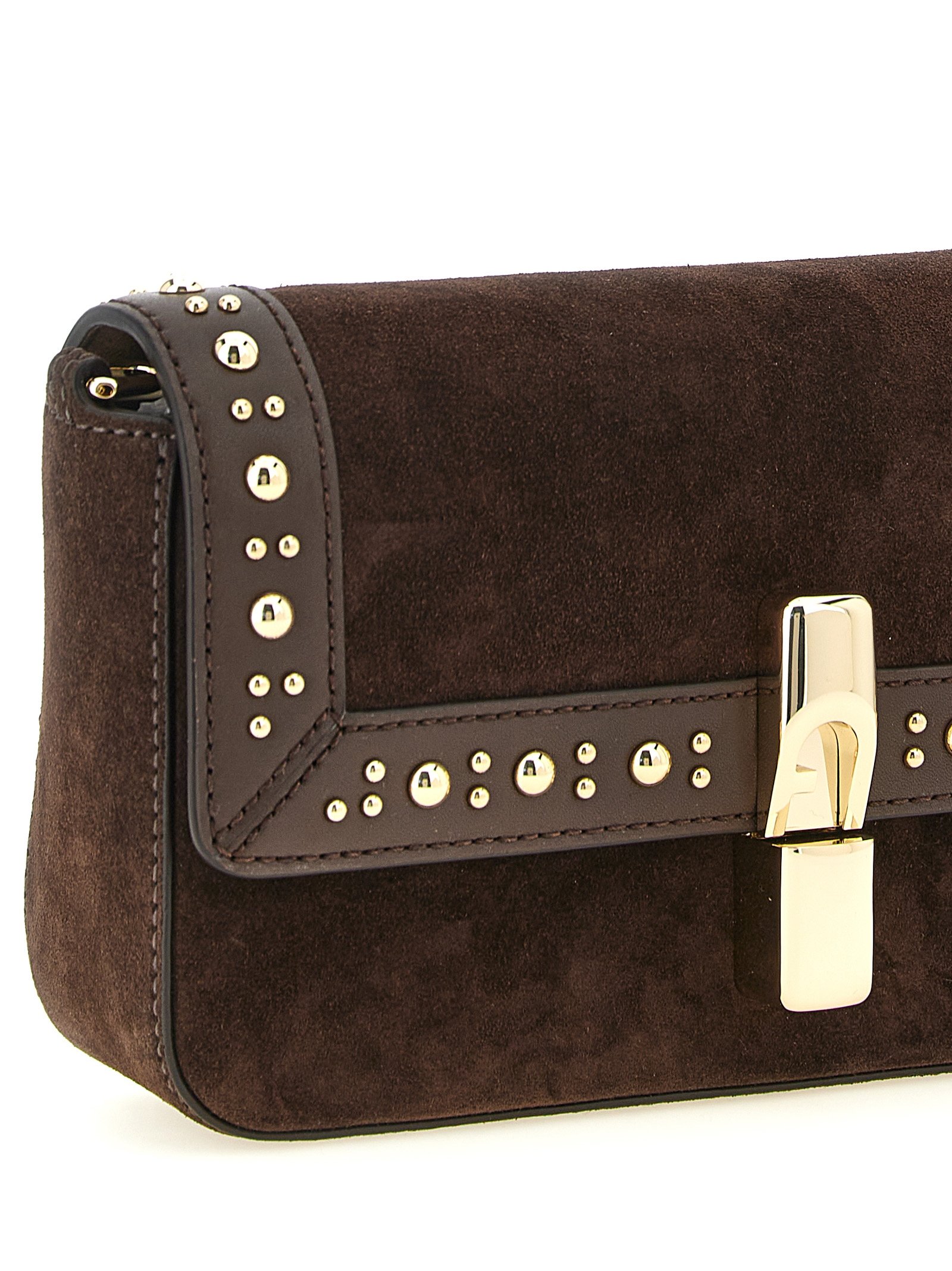Furla Brown Calfskin Crossbody Bag - Image 3