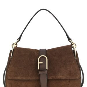 Furla Brown Calfskin Handbag