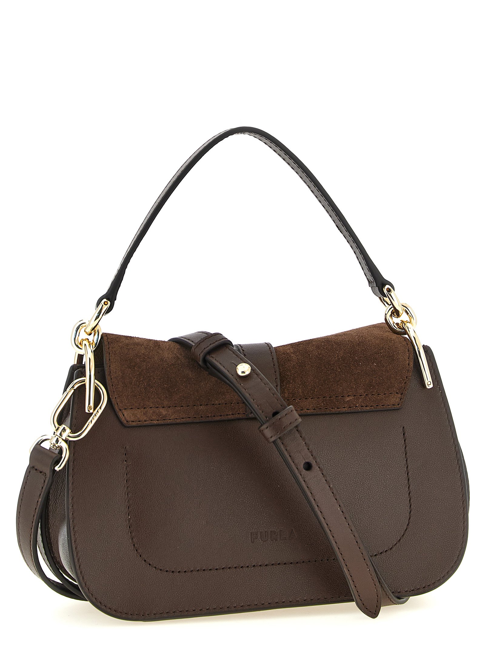 Furla Brown Calfskin Handbag - Image 2