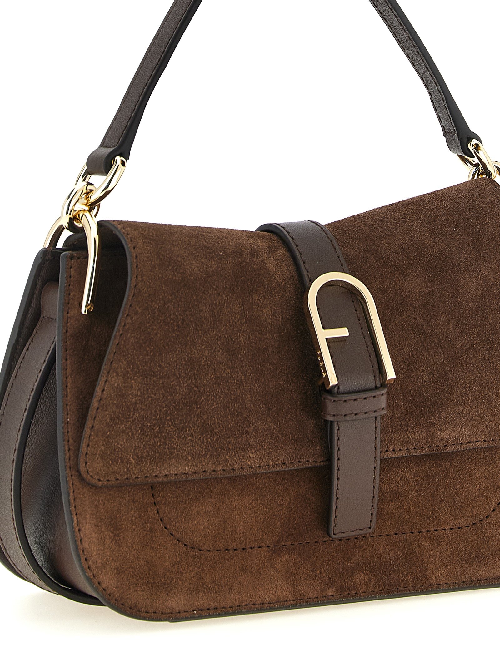 Furla Brown Calfskin Handbag - Image 3
