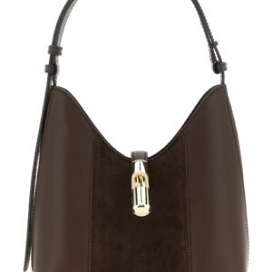 Furla Brown Calfskin Shoulder Bag
