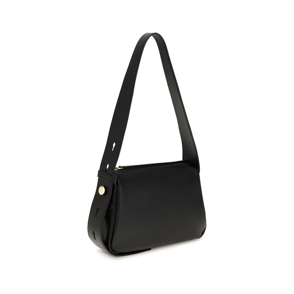 Tory Burch Black Calf Leather Bos Taurus Shoulder Bag - Image 2