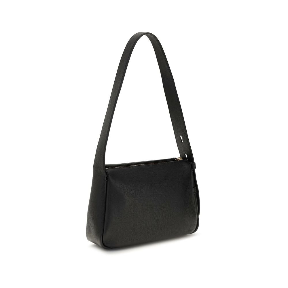 Tory Burch Black Calf Leather Bos Taurus Shoulder Bag - Image 3